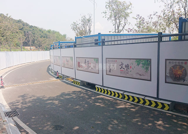 廣州新型工字鋼圍擋-廣州荔灣區(qū)道路施工圍擋C款<